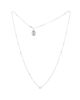 Pre-owned Cartier Pre-Owned Cartier Small Cartier D'Amour Pendant Necklace 18K White Gold with Diamond, 14.5 - 2