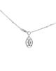 Pre-owned Cartier Pre-Owned Cartier Small Cartier D'Amour Pendant Necklace 18K White Gold with Diamond, 14.5 - 3