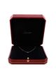 Pre-owned Cartier Pre-Owned Cartier Small Cartier D'Amour Pendant Necklace 18K White Gold with Diamond, 14.5 - 4