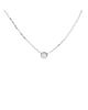 Pre-owned Cartier Pre-Owned Cartier Small Cartier D'Amour Pendant Necklace 18K White Gold with Diamond, 14.75 - 1