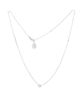 Pre-owned Cartier Pre-Owned Cartier Small Cartier D'Amour Pendant Necklace 18K White Gold with Diamond, 14.75 - 2