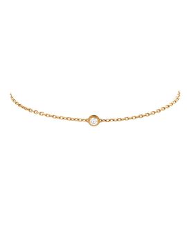 Pre-owned Cartier Pre-Owned Cartier Small D'Amour Bracelet 18K Gold and Diamond