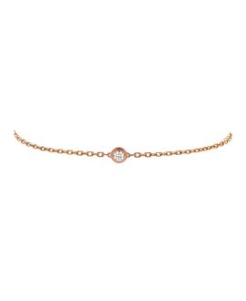 Pre-owned Cartier Pre-Owned Cartier Small D'Amour Bracelet 18K Rose Gold and Diamond