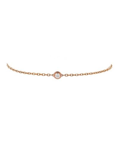Pre-owned Cartier Pre-Owned Cartier Small D'Amour Bracelet 18K Rose Gold and Diamond