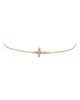 Pre-owned Cartier Pre-Owned Cartier Symbols Cross Bracelet 18K Rose Gold with Diamonds - 1