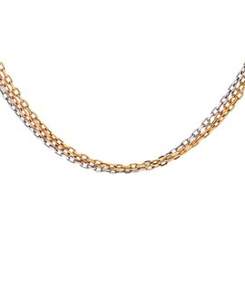 Pre-owned Cartier Pre-Owned Cartier Trinity Chain Necklace 18K Tricolor Gold, 18