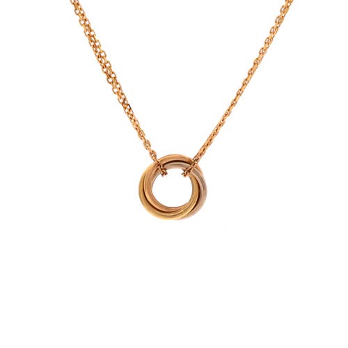 Pre-Owned Cartier Pre-Owned Cartier Trinity Choker Necklace 18K Tricolor Gold