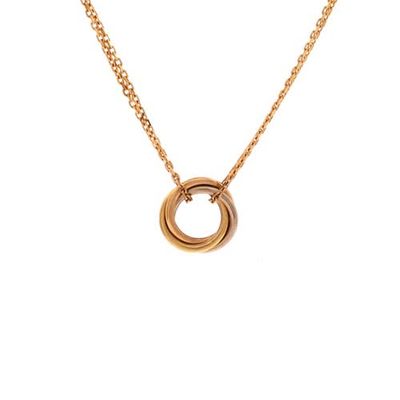 Pre-Owned Cartier Pre-Owned Cartier Trinity Choker Necklace 18K Tricolor Gold