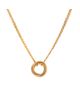 Pre-owned Cartier Pre-Owned Cartier Trinity Choker Necklace 18K Tricolor Gold, 16.25 - 1