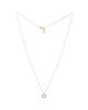 Pre-owned Cartier Pre-Owned Cartier Trinity Choker Necklace 18K Tricolor Gold with Pave Diamonds, 17.25 - 2