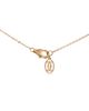 Pre-owned Cartier Pre-Owned Cartier Trinity Choker Necklace 18K Tricolor Gold with Pave Diamonds, 17.25 - 3