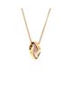 Pre-owned Cartier Pre-Owned Cartier Trinity Cushion Pendant Necklace 18K Tricolor Gold, 19.5 - 1