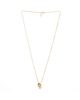 Pre-owned Cartier Pre-Owned Cartier Trinity Cushion Pendant Necklace 18K Tricolor Gold, 19.5 - 2
