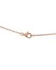 Pre-owned Cartier Pre-Owned Cartier Trinity de Cartier Heart Pendant Necklace 18K Tricolor Gold with Pave Diamonds, 16.25 - 2