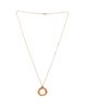 Pre-owned Cartier Pre-Owned Cartier Trinity Pendant Necklace 18K Rose Gold with Pave Pink Sapphires - 2