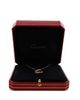 Pre-owned Cartier Pre-Owned Cartier Trinity Pendant Necklace 18K Rose Gold with Pave Pink Sapphires, 17.25 - 2
