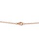 Pre-owned Cartier Pre-Owned Cartier Trinity Pendant Necklace 18K Rose Gold with Pave Pink Sapphires, 17.25 - 3