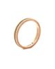 Pre-owned Cartier Pre-Owned Cartier Vendome Louis Cartier Wedding Band Ring 18K Tricolor Gold with Diamonds - 3