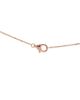 Pre-owned Cartier Pre-Owned Cartier Xs Amulette de Cartier Pendant Necklace 18K Rose Gold with Malachite and Diamond, 16 - 3