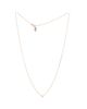 Pre-owned Cartier Pre-Owned Cartier Xs Cartier D'Amour Pendant Necklace 18K Rose Gold with Diamond, 16.5 - 3