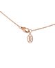 Pre-owned Cartier Pre-Owned Cartier Xs Cartier D'Amour Pendant Necklace 18K Rose Gold with Diamond, 16.5 - 4