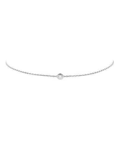 Pre-owned Cartier Pre-Owned Cartier Xs D'Amour Bracelet 18K White Gold and Diamond