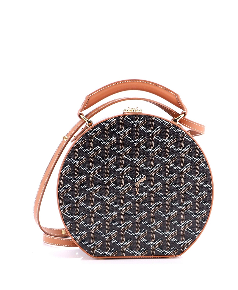 Pre-Owned Goyard Pre-Owned Goyard Alto Hatbox Bag Coated Canvas