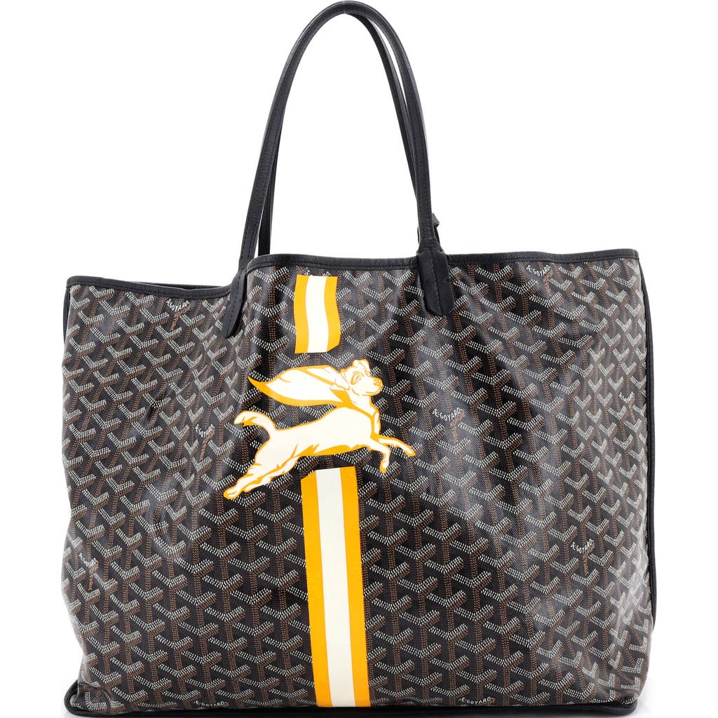 Pre-Owned Goyard Pre-Owned Goyard Anjou Reversible Tote Printed Coated Canvas GM