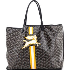 Pre-Owned Goyard Pre-Owned Goyard Anjou Reversible Tote Printed Coated Canvas GM