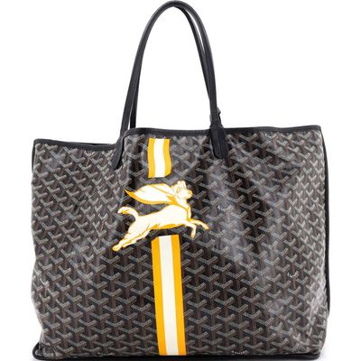 Pre-Owned Goyard Pre-Owned Goyard Anjou Reversible Tote Printed Coated Canvas GM