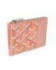 Pre-owned Goyard Pre-Owned Goyard Bourbon Zip Card Holder Leather;Canvas Wallet - 3