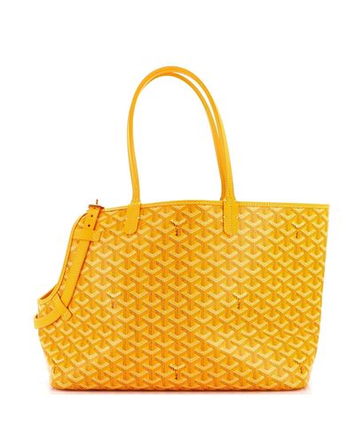Pre-owned Goyard Pre-Owned Goyard Chien Gris Pet Carrier Tote Coated Canvas