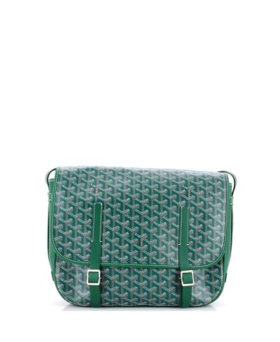 Pre-owned Goyard Pre-Owned Goyard Gm Belvedere Messenger Bag Coated Canvas