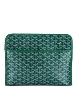 Pre-owned Goyard Pre-Owned Goyard Gm Jouvence Toiletry Pouch Coated Canvas