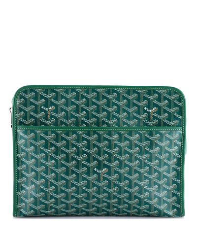 Pre-owned Goyard Pre-Owned Goyard Gm Jouvence Toiletry Pouch Coated Canvas