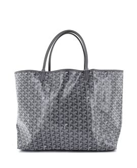 Pre-owned Goyard Pre-Owned Goyard Gm Saint Louis Reversible Tote Coated Canvas and Printed Canvas