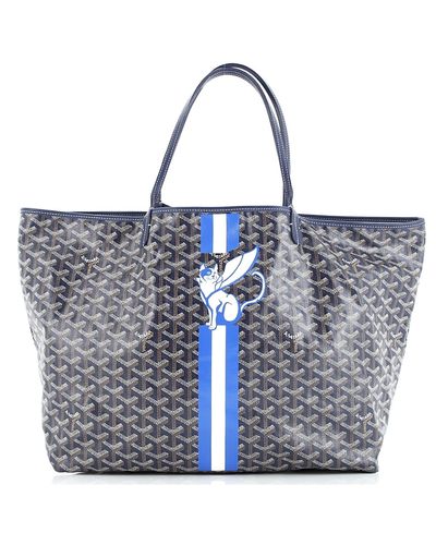 Pre-owned Goyard Pre-Owned Goyard Gm Saint Louis Tote Printed Coated Canvas