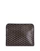 Pre-owned Goyard Pre-Owned Goyard Jouvence Gm Signature Chevron Coated Canvas Toiletry Pouch - 3