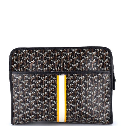 Pre-Owned Goyard Pre-Owned Goyard Jouvence Toiletry Pouch Printed Coated Canvas GM