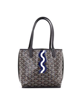 Pre-owned Goyard Pre-Owned Goyard Mini Anjou Reversible Tote Printed Coated Canvas
