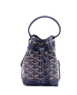 Pre-owned Goyard Pre-Owned Goyard Mini Petit Flot Bucket Bag Coated Canvas