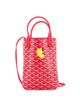 Pre-owned Goyard Pre-Owned Goyard Mini Poitiers Tote Printed Coated Canvas and Printed Canvas - 1
