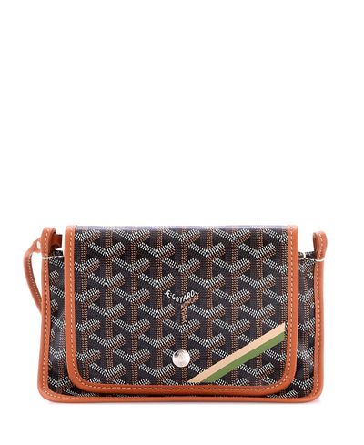 Pre-owned Goyard Pre-Owned Goyard Plumet Clutch Wallet Printed Coated Canvas