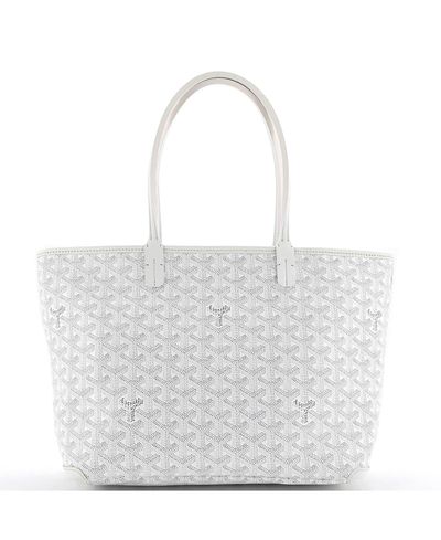 Pre-owned Goyard Pre-Owned Goyard Pm Artois Tote Coated Canvas