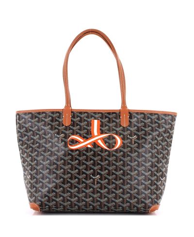 Pre-owned Goyard Pre-Owned Goyard Pm Artois Tote Printed Coated Canvas