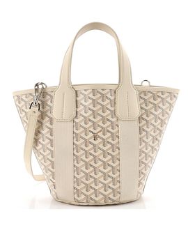 Pre-owned Goyard Pre-Owned Goyard Pm Belharra Tote Coated Canvas