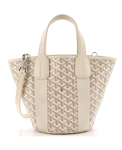 Pre-owned Goyard Pre-Owned Goyard Pm Belharra Tote Coated Canvas
