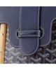 Pre-owned Goyard Pre-Owned Goyard Pm Saigon Top Handle Bag Coated Canvas with Leather - 6