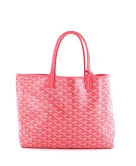 Pre-owned Goyard Pre-Owned Goyard Pm Saint Louis Reversible Tote Coated Canvas and Printed Canvas
