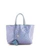 Pre-owned Goyard Pre-Owned Goyard Pm Saint Louis Tote Iridescent Coated Canvas - 1